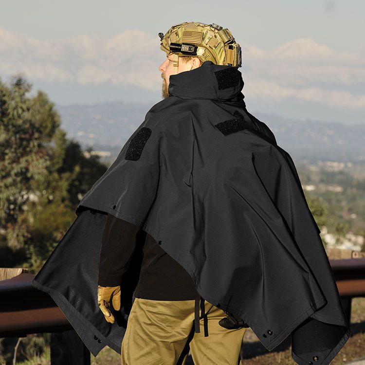 Tactical shop poncho hoodie