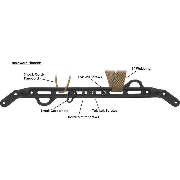 HardPoint® Gear Rails (P/B) by Hazard 4® - Outdoor, Military, and Pro Gear